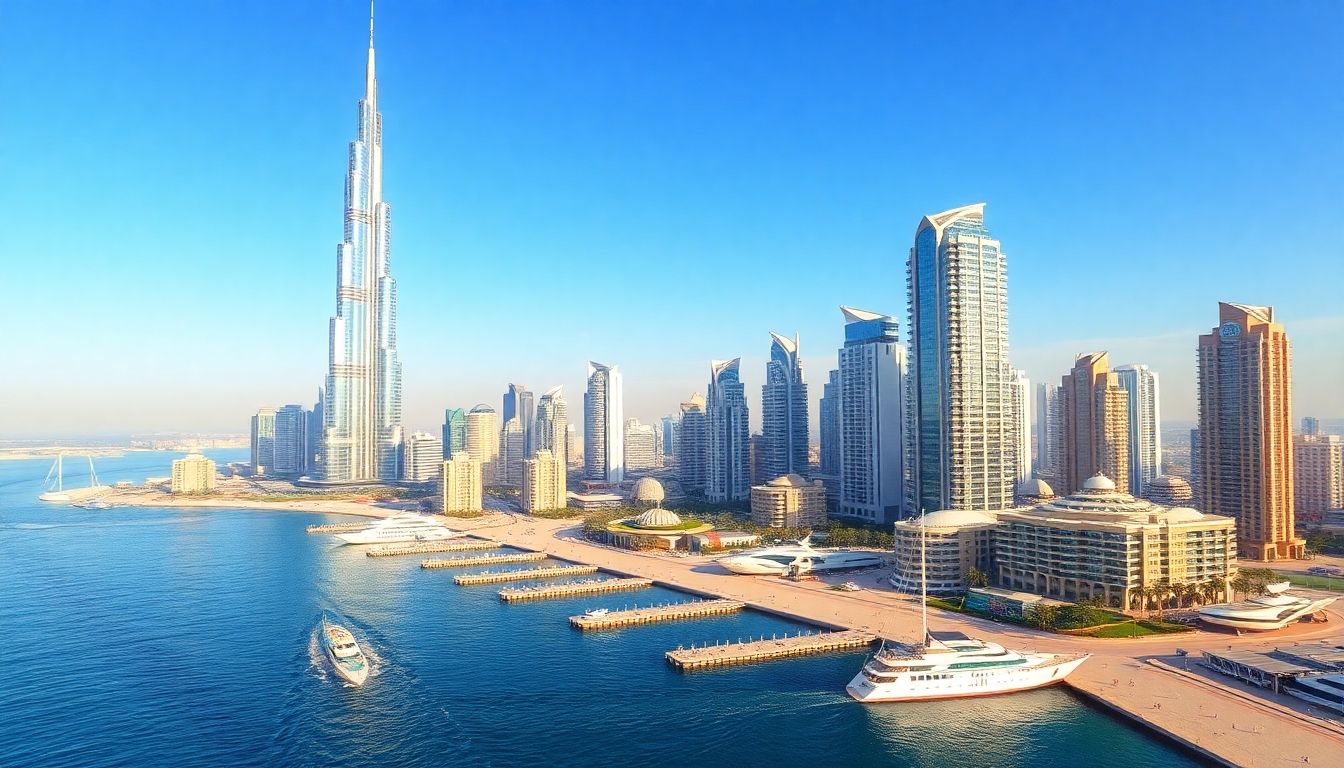 ドバイの高層ビル群