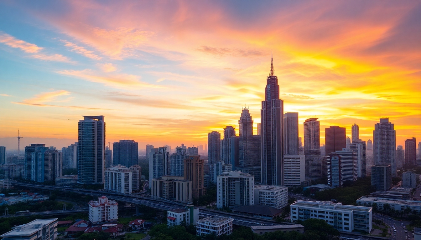 マニラのコンドミニアム群