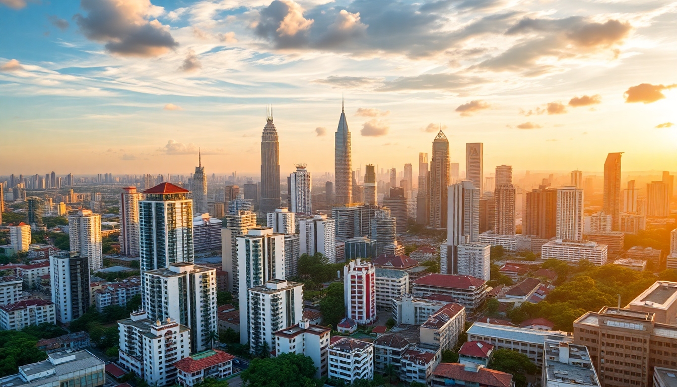 東南アジアの都市スカイライン